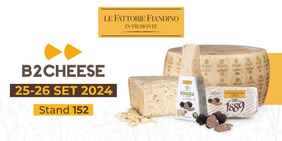 Le Fattorie Fiandino saranno presenti a B2Cheese 2024